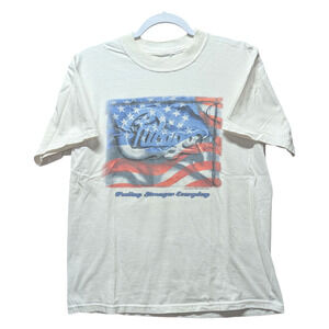 2002 Chicago USA Flag Band T shirt
